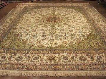奢华纯丝手工波斯地毯 优质手工真丝地毯北京厂家批发价格