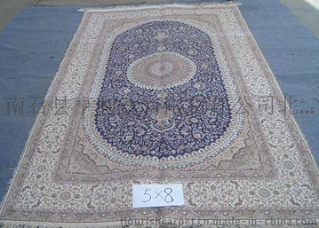 北京哪里有手工真丝地毯卖优质出口手工波斯地毯