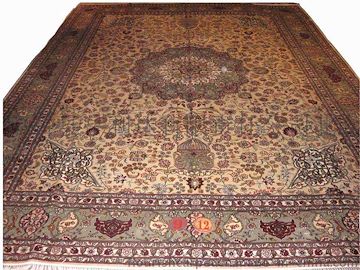 北京手工真丝地毯 优质手工波斯地毯批发价格